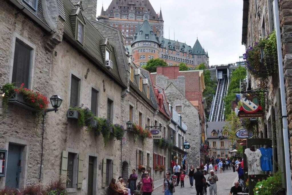 Apartament Lit King - 1Ch Bien Situe Pour Decouvrir Quebec Zewnętrze zdjęcie