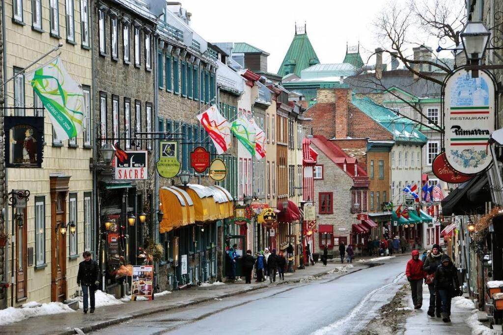 Apartament Lit King - 1Ch Bien Situe Pour Decouvrir Quebec Zewnętrze zdjęcie