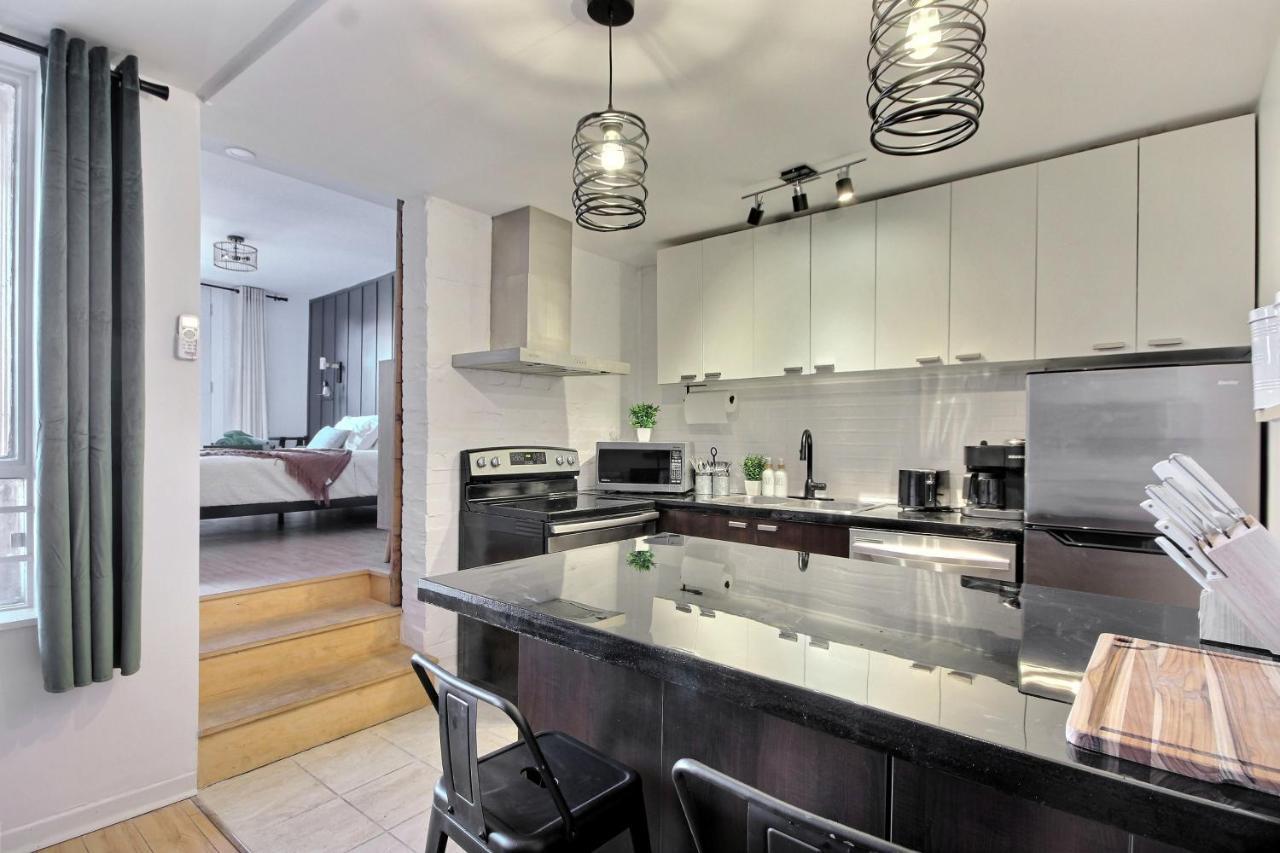 Apartament Lit King - 1Ch Bien Situe Pour Decouvrir Quebec Zewnętrze zdjęcie